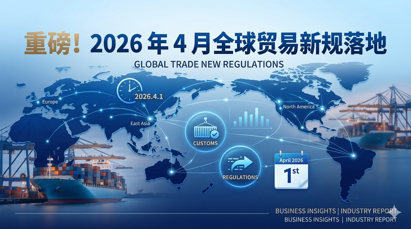 重磅！2026 年 4 月全球贸易新规落地 相关图片