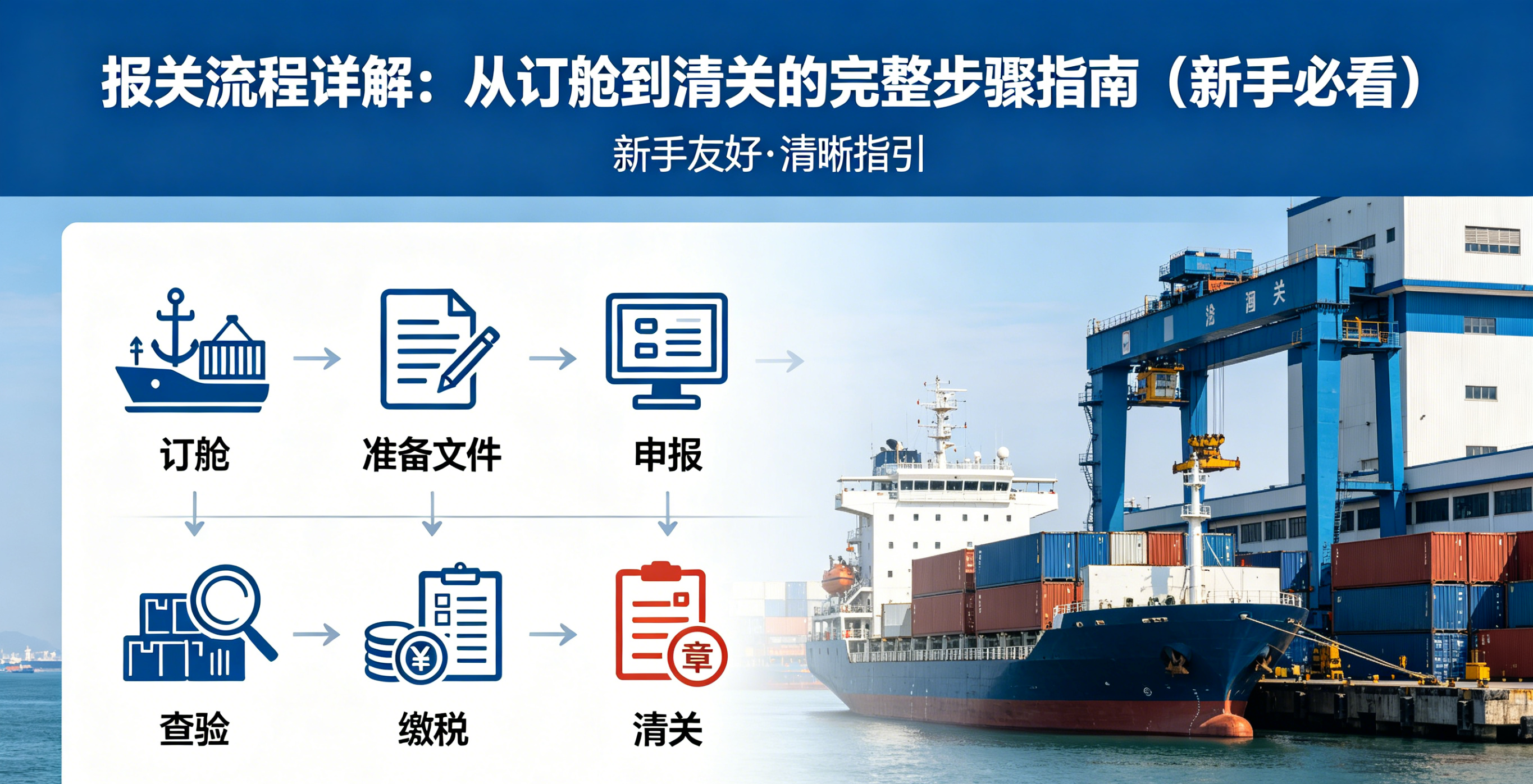 报关流程详解：从订舱到清关的完整步骤指南（新手必看） 相关图片