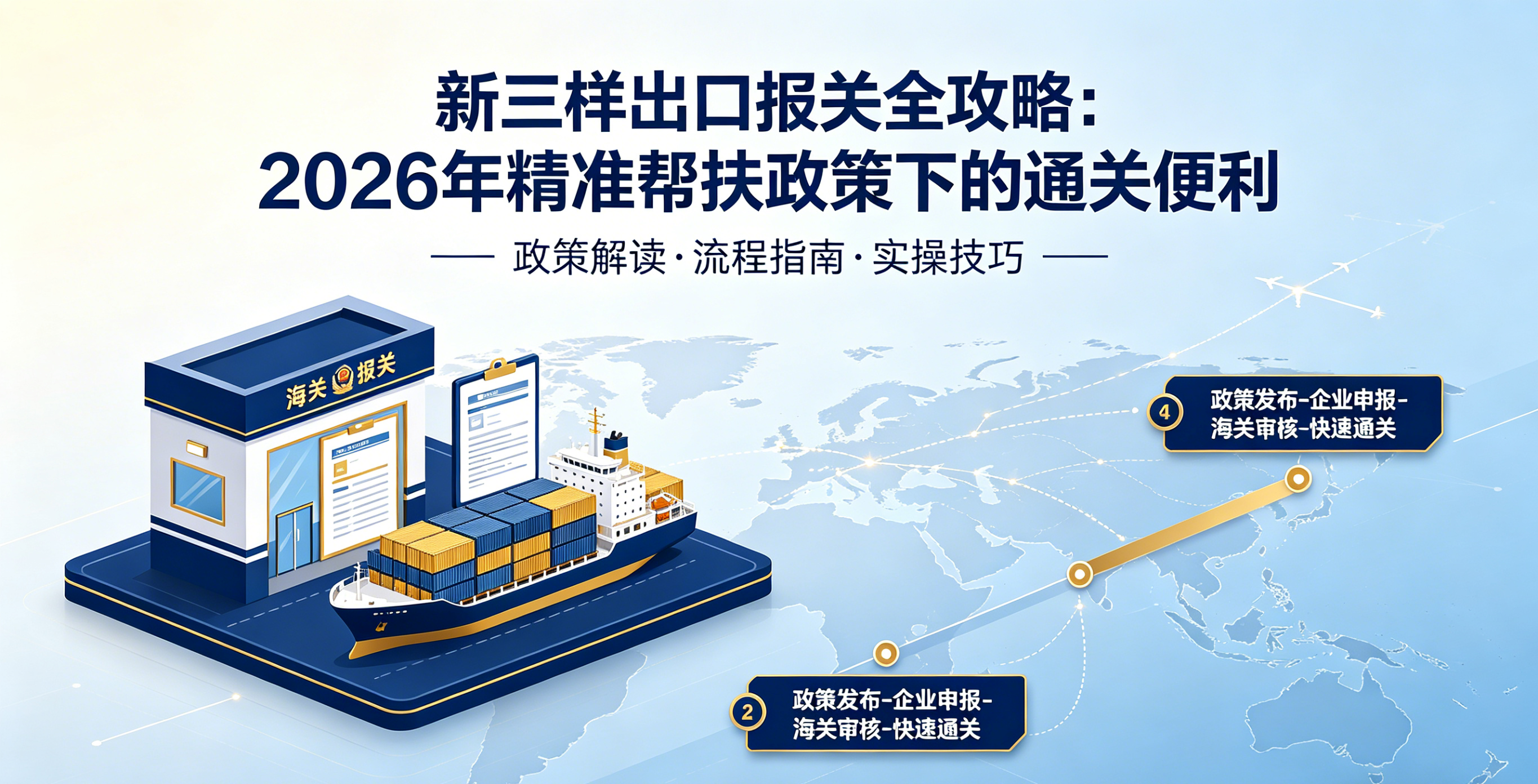 新三样 出口报关全攻略：2026 年精准帮扶政策下的通关便利 相关图片