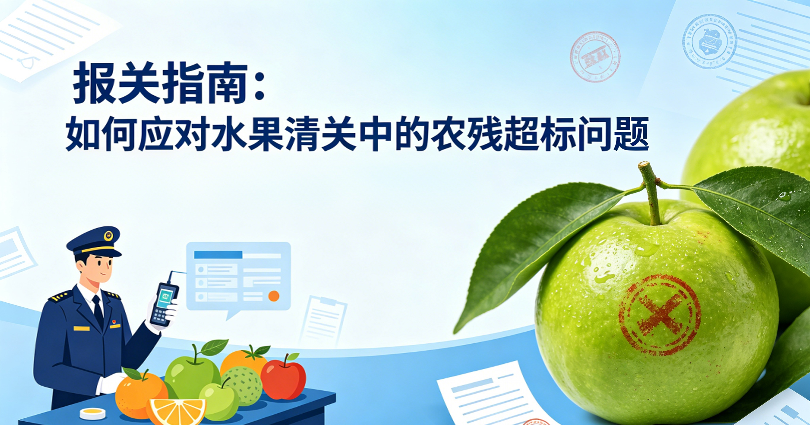 报关指南：如何应对水果清关中的农残超标问题 相关图片
