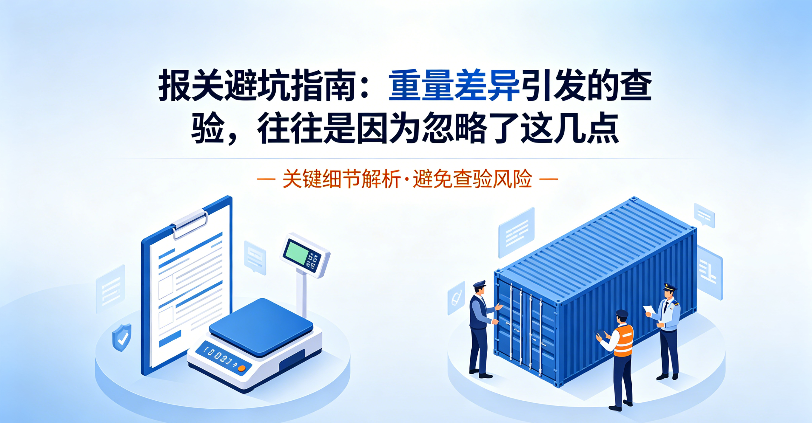 报关避坑指南：重量差异引发的查验，往往是因为忽略了这几点 相关图片