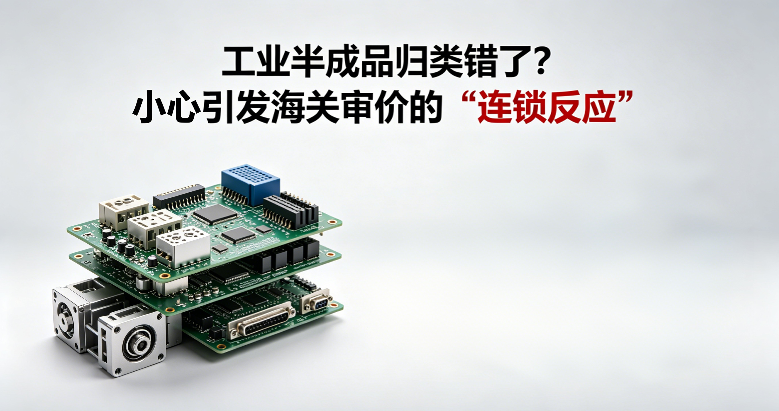 工业半成品归类错了？小心引发海关审价的“连锁反应” 相关图片