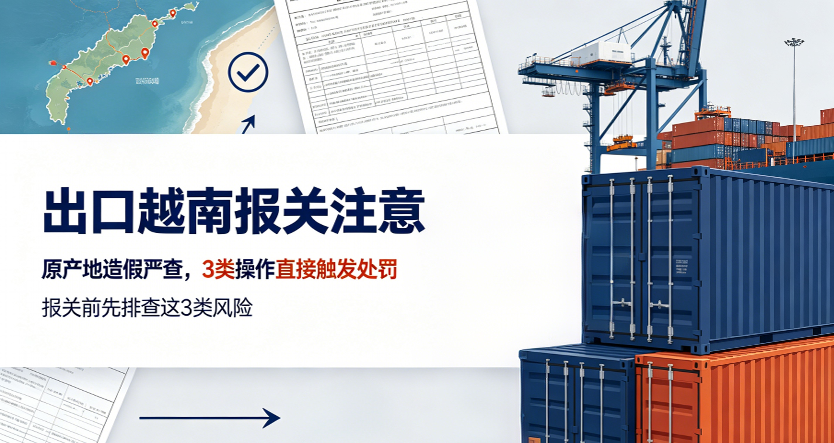 出口越南报关注意：原产地造假严查，3 类操作直接触发处罚 相关图片