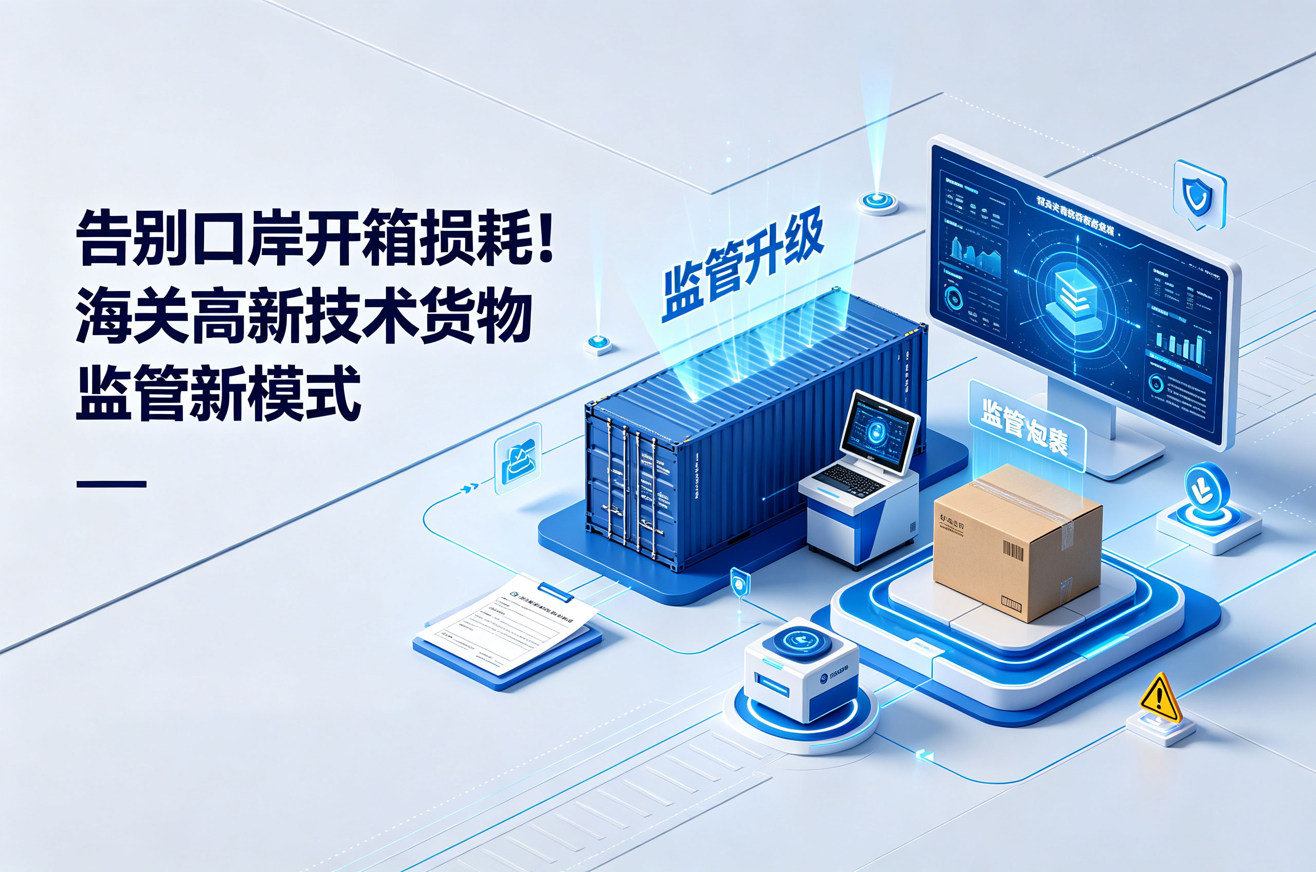 告别口岸开箱损耗！海关高新技术货物监管新模式 相关图片