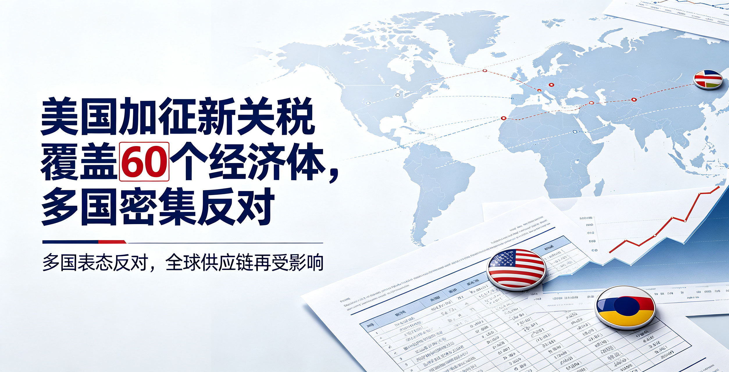 美国加征新关税覆盖60个经济体，多国密集反对 相关图片
